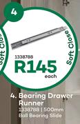 Bearing Drawer Runner-Each
