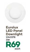 Eurolux LED Panel Downlight 3W 1343378