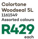 Colortone Woodseal 5Ltr- Each