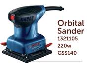Bosch Orbital Sander 220W GSS140 1321105-Each