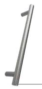 Cabinet Bar Handle Hollow S/Steel 1251530-128 x 12mm Each