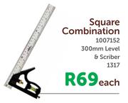 Square Combination 300mm Level & Scriber 1317-Each