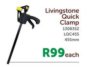 Livingstone Quick Clamp 455mm LQC455-Each