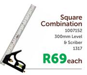 Square Combination 300mm Level & Scriber 1007152