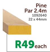Pine Par 2.4m 22x69mm 1092646