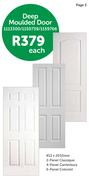 Deep Moulded Door-Each