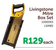 Livingstone Mitre Box Set LSMBS 1306593
