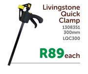 Livingstone Quick Clamp 300mm LQC300-Each