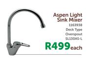 Aspen Sink Mixer SL130AS-L-Each