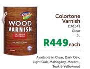 Colortone 5L Varnish Clear-Each