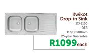 Kwikot Drop In Sink-Each