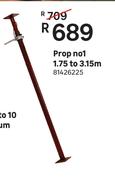 Prop No1 1.75 To 3.15m