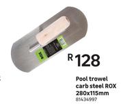 Rox Pool Trowel (Carb Steel) 280 x 115mm