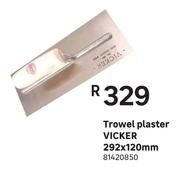 Vicker Trowel Plaster 292 x 120mm