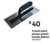 Trowel Notch Plaster (Plastic Handle) 280mm