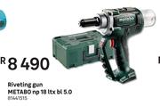 Metabo NP 18 ltx BL 5.0 Riveting Gun
