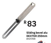 Dexter 250mm Aluminium Sliding Bevel