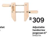 Jorgensen 6" Adjustable Handscrew