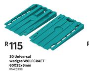 Wolfcraft 30 Universal-60 x 35 x 6mm