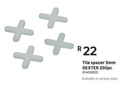 Dexter 250pc 5mm Tile Spacer