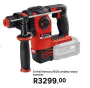 Einhell Herocco 18/20 Cordless Rotary Hammer