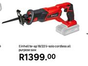 Einhell TE-AP 18/22 Li-Solo Cordless All Purpose Saw