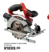 Einhell TE-CS 18/165-1 Li-Solo Cordless Circular Saw