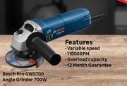 Bosch Pro GWS700 700W Angle Grinder-Each