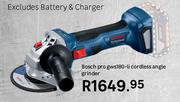 Bosch Pro GWS180 Li Cordless Angle Grinder