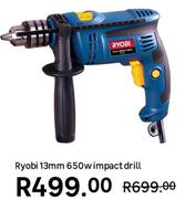 Ryobi 13mm 650W Impact Drill
