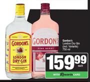 Gordon's London Dry Gin-750ml