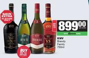 KWV Brandy Family 750ml-For All Per Combo