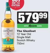 The Glenlivet 12 Year Old Single Malt Scotch Whisky-750ml