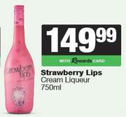 Strawberry Lips Cream Liqueur-750ml