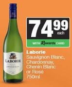 Laborie Sauvignon Blanc, Chardonnay, Chenin Blanc Or Rose-750ml