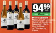 Pierre DuMont merlot, Seven Centuries, Cabernet Sauvignon, Sauvignon/Chenin Blanc Or Chrdonnay-750ml