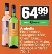 Arabella Pink Panacea,Sauvign/Chenin Blanc,Chardonnay,Merlot,Cabernet Suvignon,Pinotage/Shiraz-750ml