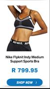Nike Flyknit Indy Medium Support Sports Bra