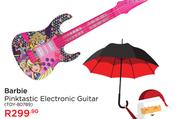 Barbie Pinktastic Electronic Guitar TOY-80789