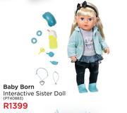 Baby Born Interactive Sister Doll