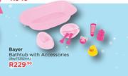 Bayer Bath Tub With Accessories