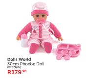 Dolls World 30cm Phoebe Doll