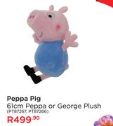 Peppa Pig 61cm peppa Or George Plush PT87267, PT87266