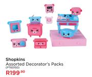 Shopkins Assorted Decorator's Packs PT60150