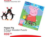 Peppa Pig 9 Piece Wooden Puzzle PT22738