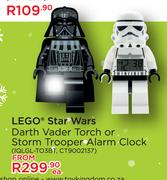Lego Star Wars Darth Vader Torch Or Storm Trooper Alarm Clock IQLGL-T03Bt, CT9002137-Each