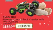Funny Box Remote Control Rock Crawler With WiFi Camera
