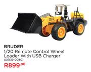 Bruder 1/20 Remote Control Wheel Loader With USB Charger