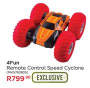 4 Fun Remote Control Speed Cyclone 