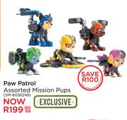Paw Patrol Assorted Mission Pups SM 6036249-Each